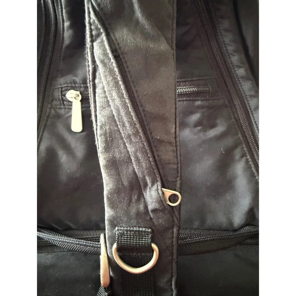 Airpacks System Black Sling Backpack Ergonomic Single Strap Crossbody Bag